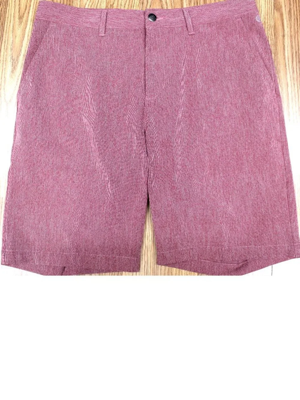 ADIDAS REGULAR FIT SHORTS POLY/SPANDEX SHORTS SALMON Sz 34